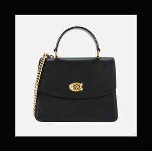 NWT Coach Parker Top Handle in Black